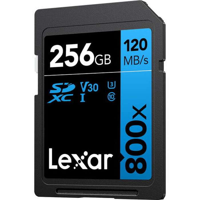 Lexar 800x High-Performance SD Memory Card - 256GB