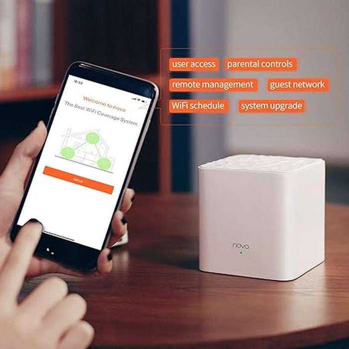Tenda Nova MW3 AC1200 Whole Home Mesh Wi-Fi System (2-Pack)
