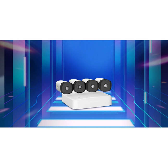 TENDA NVR KIT BULLET 4 CHANNEL POE