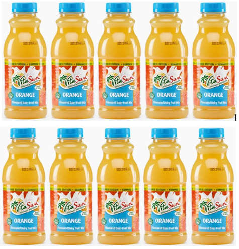 Vita Sun 10 X 500ml Dairy Blend Orange Fruit Drink (Sold 10 X 500ML Per Case)