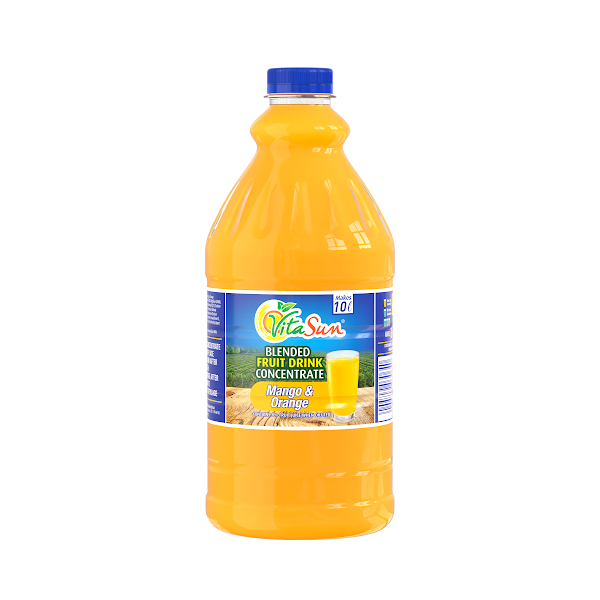 Vita Sun 6 X 2L Mango Orange 8% Blended Fruit Drink Concentrate 2 Liter (Sold 6 x 2L Per Case)