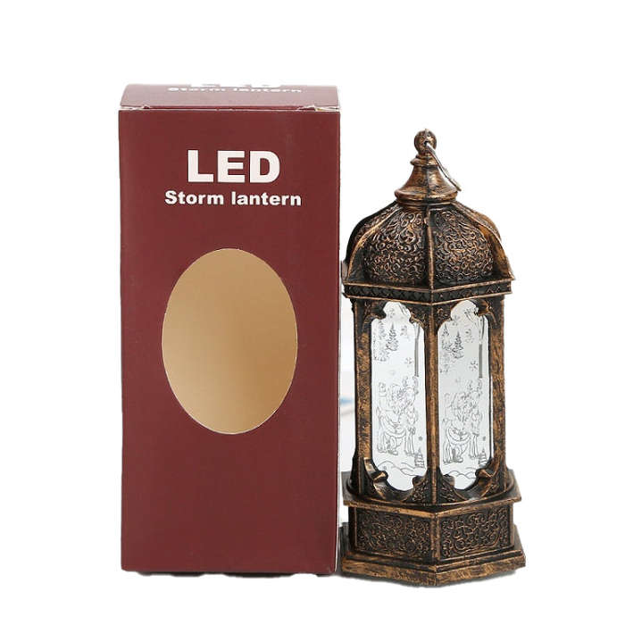 Moroccan Style Retro Candlestick LED Night Light Lamp 4 Piece Set