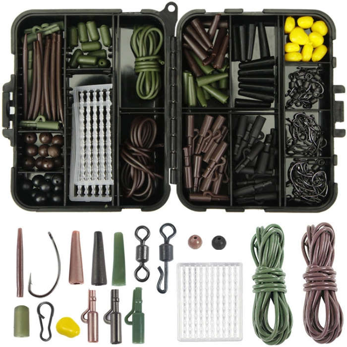 Fishing Accessories Set 272 Piece Specimen Carp in Plastic Container