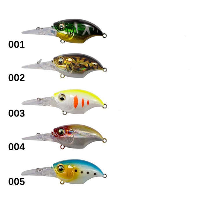 Fishing Lure Hard Wobbler Pinball Crankbait 50mm lure 27mm lip colour 3