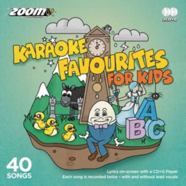 Zoom Karaoke - Karaoke Favourites For Kids (With And Without Lead Vocals) - 40 Songs (CD+G) (CD)