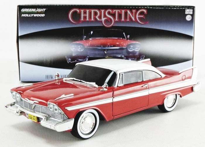 Greenlight Collectibles - 1/24 Christine (Evil Version)  1958 Plymouth Fury (Diecast Model Car)