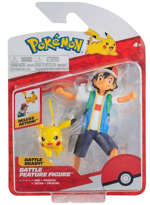 Pokemon - 4.5 inch Battle Feature Ash and Pikachu (Toys)