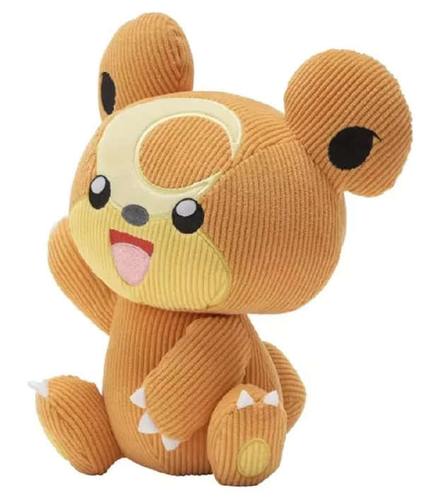 Pokemon - 8 inch Plush Corduroy Teddiursa W6