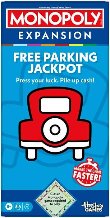 Monopoly Free Parking Jackpot - EXPANSION (Classic Monopoly Game Required to Play) (Board Games)