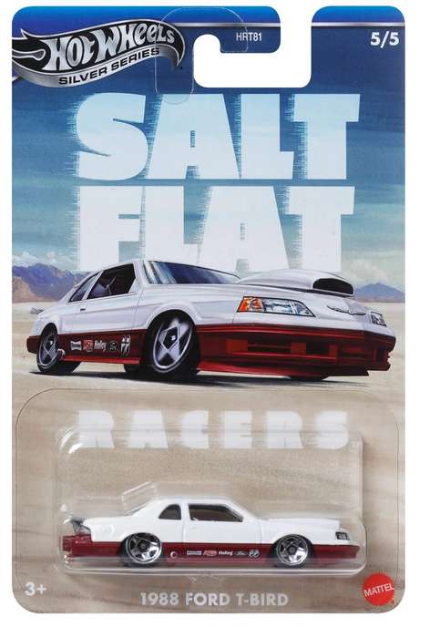 Hot Wheels - Silver Series - Salt Fiat Racers (1988 Ford T -Bird)
