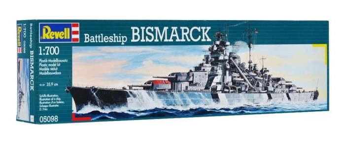 Revell German Battleship "Bismarck" 1:700 (Model Kit)