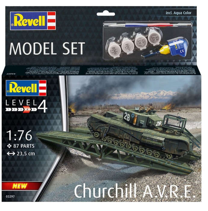 Revell Model Set Churchill A.V.R.E. 1:76 (Model Kit)