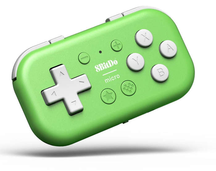 8BitDo Micro Bluetooth Gamepad (Green) (Nintendo Switch/Android)