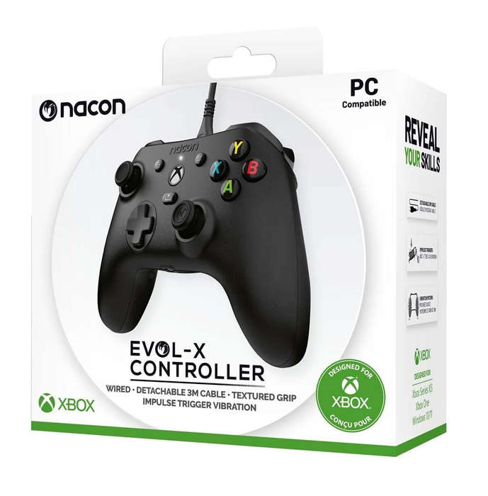Nacon Evol-X Pro Wired Controller  Black (PC Compatible) (Xbox Series X|S)