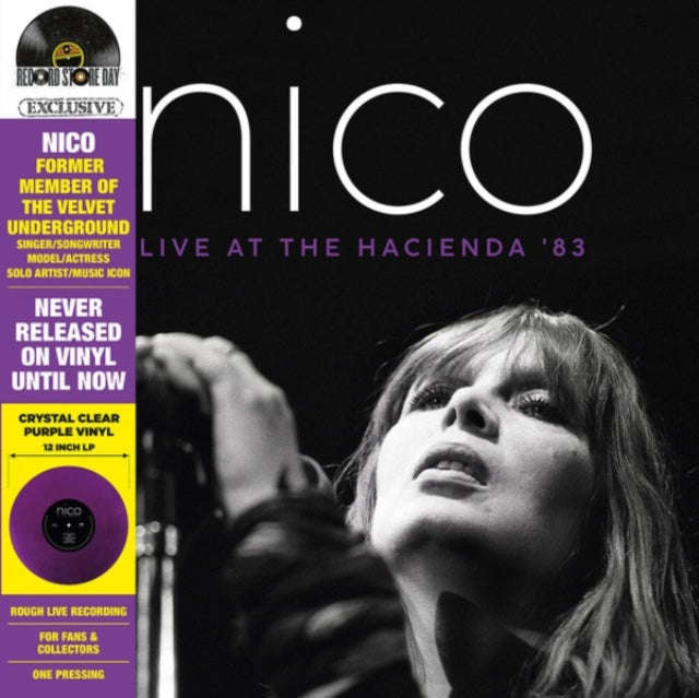 Nico - Live At The Hacienda 83 (Crystal Clear Purple Vinyl) (Rsd 2022) (Vinyl)