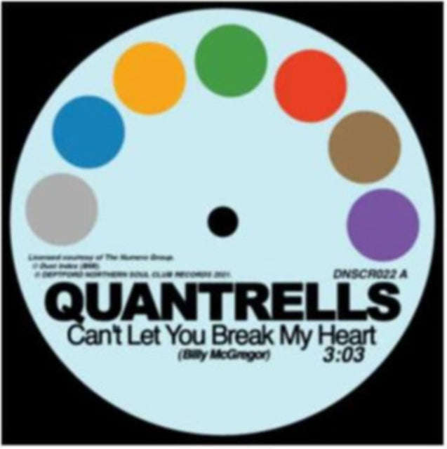 Quantrells & Promise - Cant Let You Break My Heart / Im Not Ready For Love (Vinyl Single)