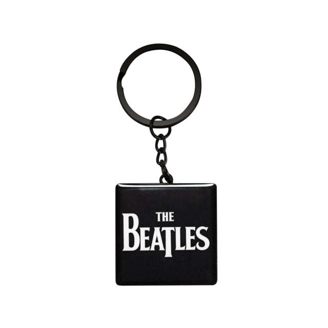 The Beatles - Logo (Black) (Keyring Metal)