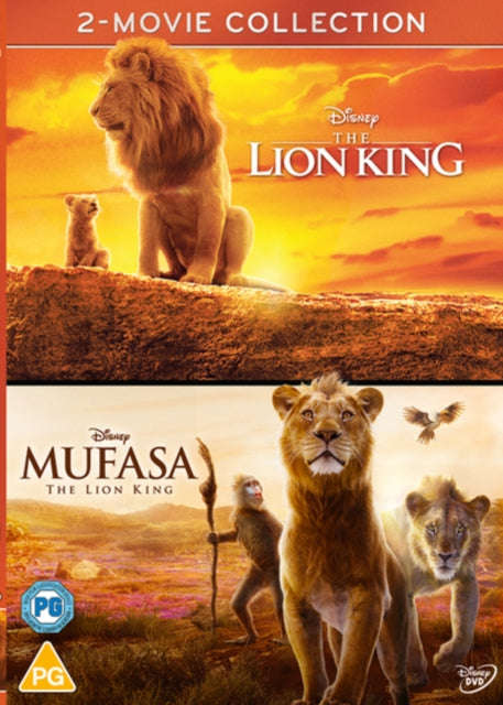 Disneys Mufasa: The Lion King/The Lion King Double Pack (Live Action) (DVD)