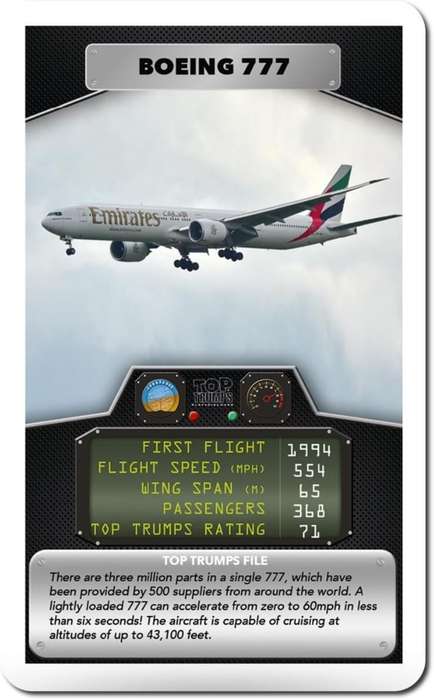 Top Trumps Card Game Classics Planes