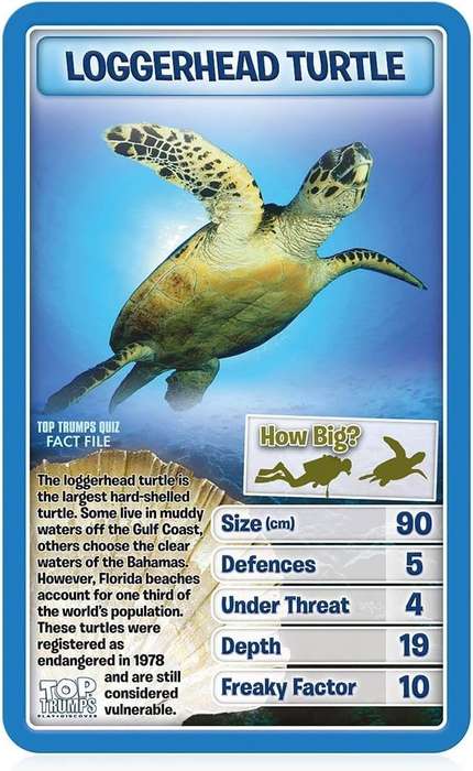 Top Trumps Card Game Classics Creatures of the Deep