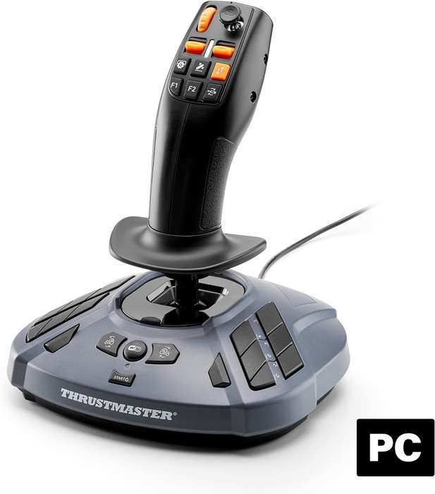 Thrustmaster SimTask FarmStick - High-Precision Farming Simulation Joystick with Programmable But...