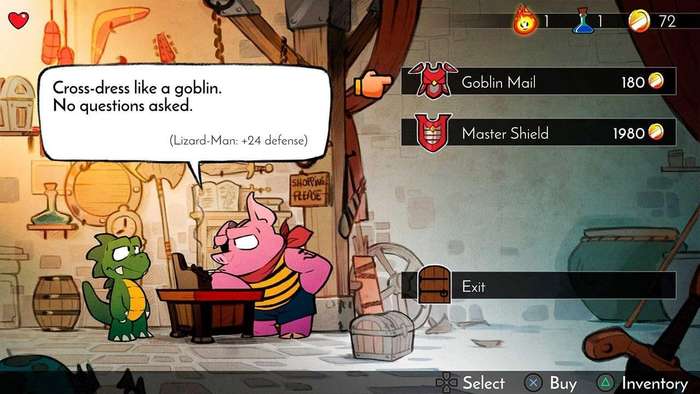 Wonder Boy: The Dragon's Trap (PS5)