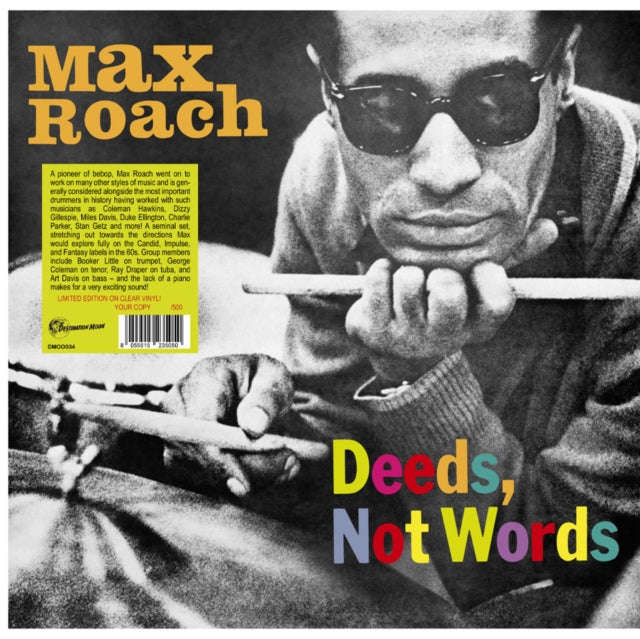 Max Roach - Deeds. Not Words (Numbered Edition) (Clear Vinyl) (Vinyl)