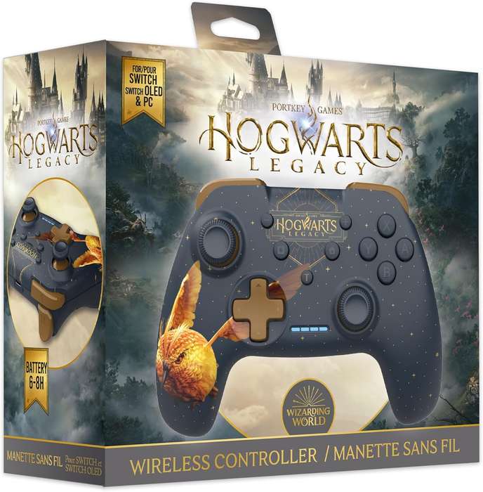 TI Harry Potter: Hogwarts Legacy Switch Wireless Controller (Golden Snidget) (Nintendo Switch)