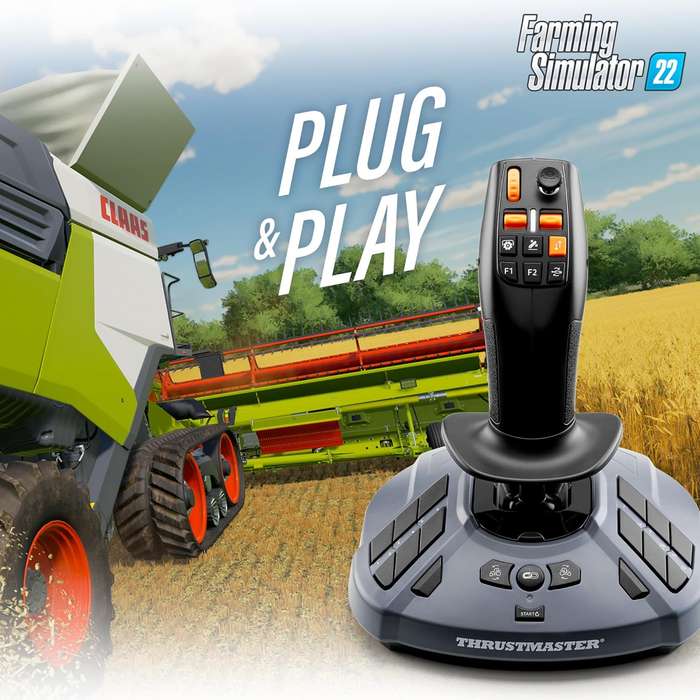 Thrustmaster SimTask FarmStick - High-Precision Farming Simulation Joystick with Programmable But...