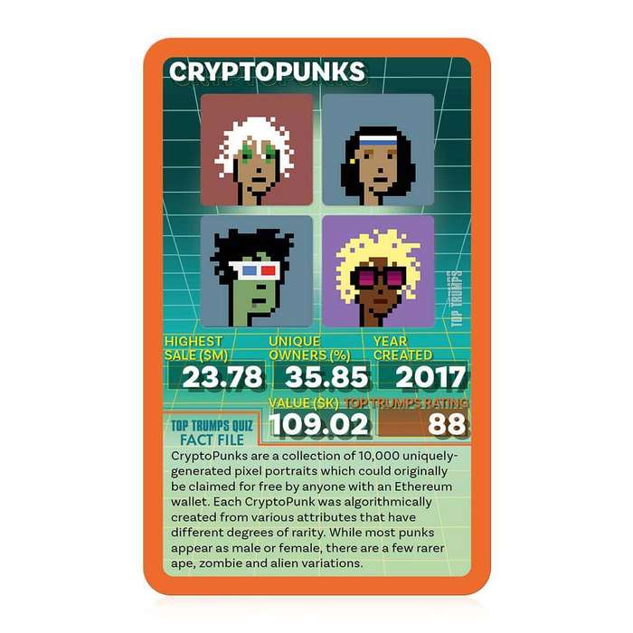 Top Trumps Card Game Specials  Gen Z - Trends of NFTs
