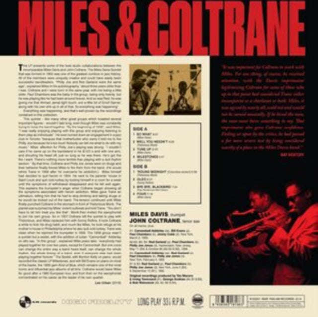 Miles Davis & John Coltrane - Miles & Coltrane (Vinyl)