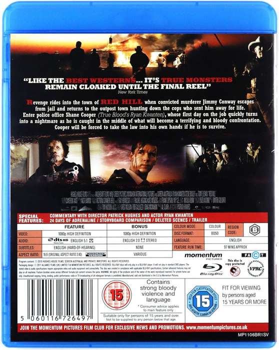 Red Hill (2010) (Blu-ray) (Second-Hand)