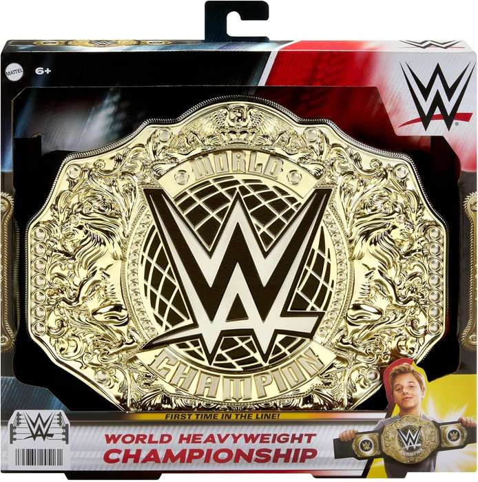 WWE - New Gold Heavyweight Title Belt - Role-Play & Costume Piece (Toys)