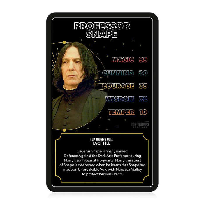 Top Trumps Card Game Specials Harry Potter Heroes of Hogwarts