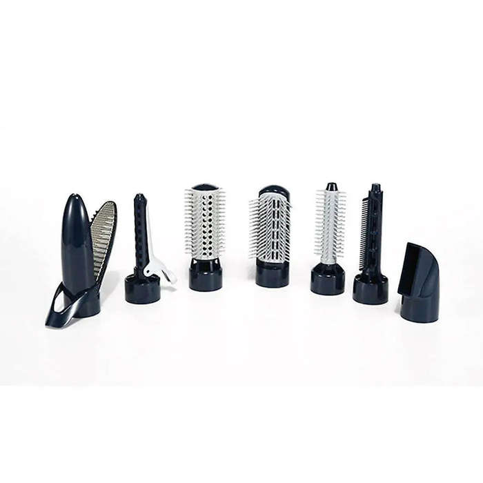 7-in-1 Rechargeable Professional Hair Dryer With Comb Curling Wand