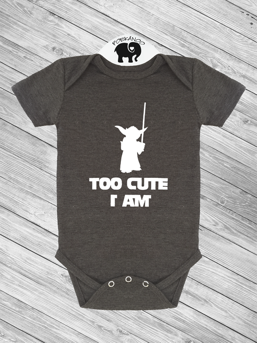 Too Cute I am - Yoda Onsie