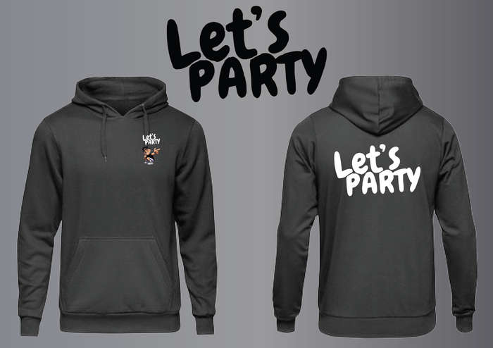 Let's Party Hoodie - With Back Art