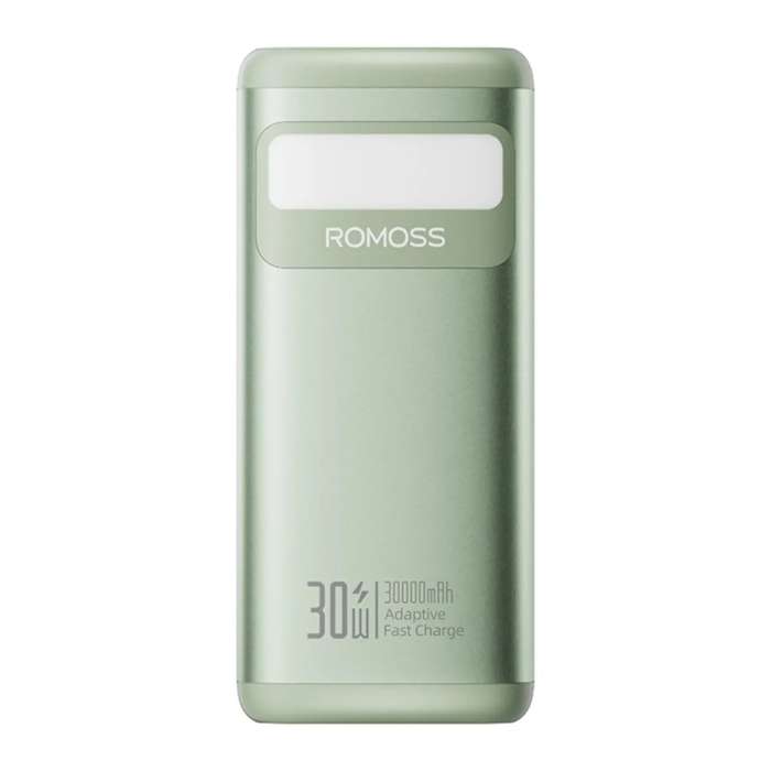 Romoss PMT30 30000mAh 30W Fast Charge Power Bank  Green