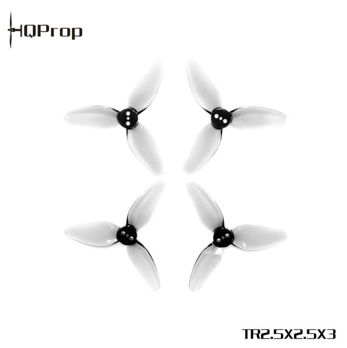 HQProp TR2.5X2.5X3 Grey (2CW+2CCW)-Poly Carbonate
