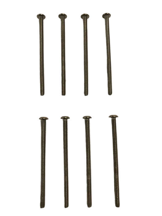 M3 50mm Stainless Steel Screws (8pcs) - Full Thread