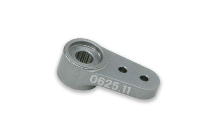 Aluminum servo arm KST 0625.11, 25T-6, length 18 mm