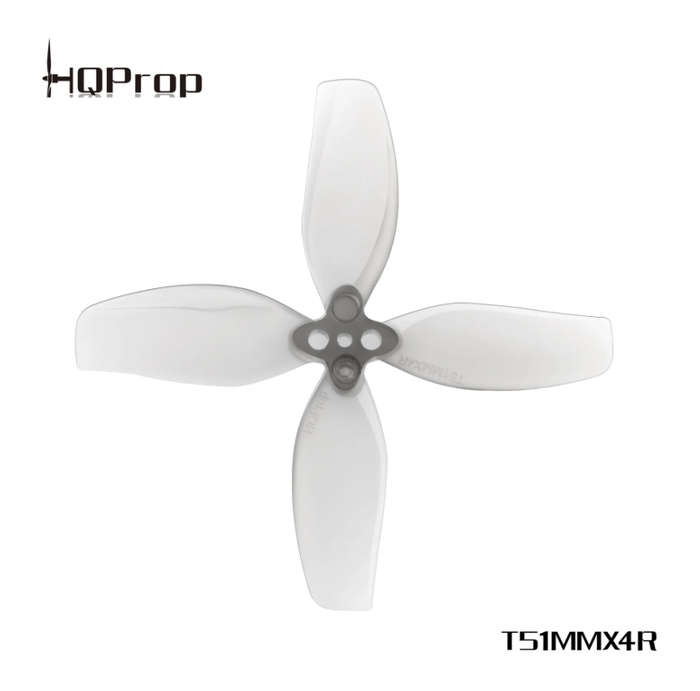 HQProp T51MMX4 Light Grey (2CW+2CCW)-Poly Carbonate