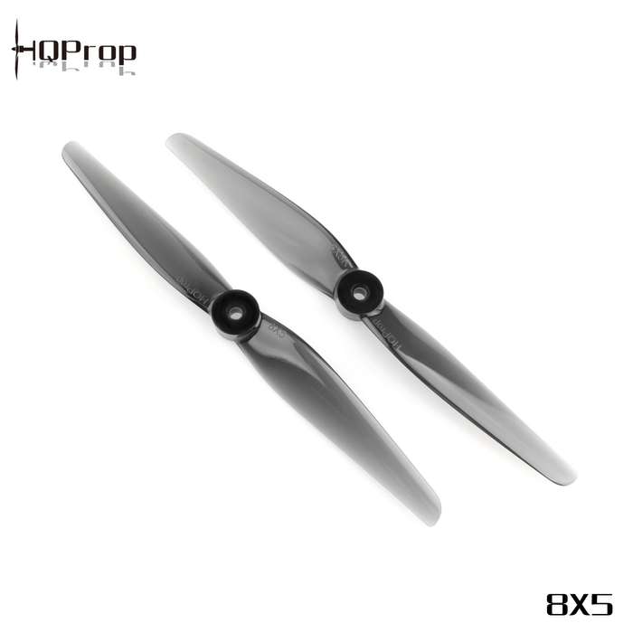 HQProp 8X5 Light Grey (2CW+2CCW)-Poly Carbonate
