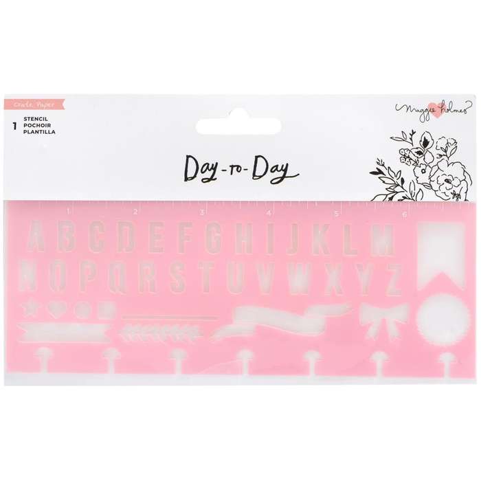 Maggie Holmes Planner Stencil - Alphabet