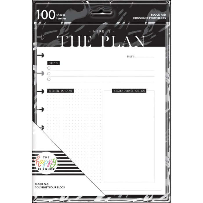 Classic Block Paper Pad - The Plan