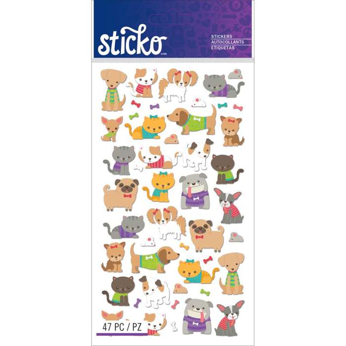 Tiny Cats & Dogs Stickers