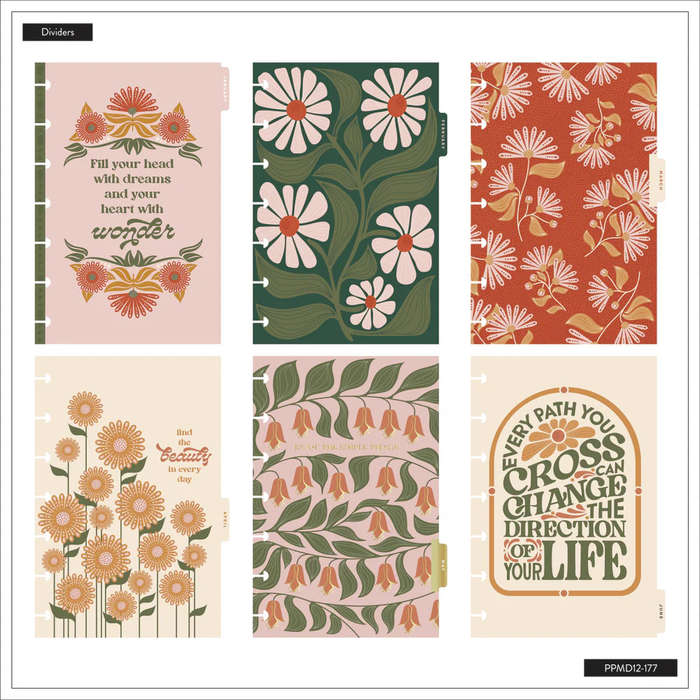 2025 Desert Rose Happy Planner  Mini Vertical Layout  12 Months