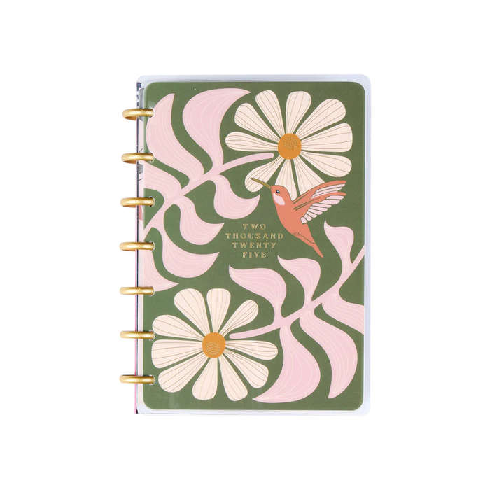 2025 Desert Rose Happy Planner  Mini Vertical Layout  12 Months