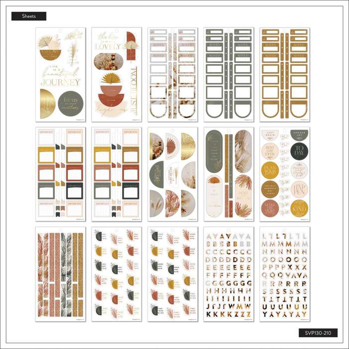 Value Pack Stickers  Dried Florals
