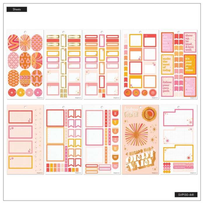 Value Pack Stickers - Retro Sunset